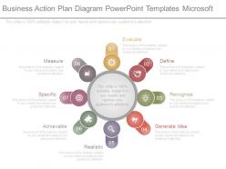 Business action plan diagram powerpoint templates microsoft