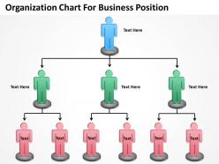 Business activity diagram organization chart for position powerpoint slides 0515