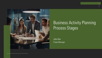 Business Activity Planning Process Stages PPT Template AT