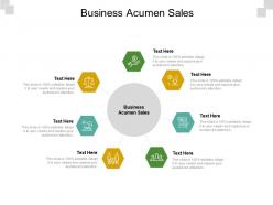 Business acumen sales ppt powerpoint presentation ideas images cpb