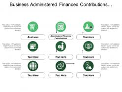 Business administered financed contributions poverty destitute incorporates performance