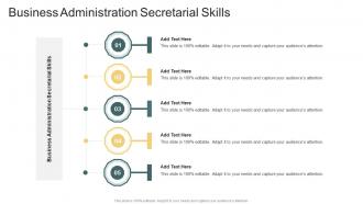 Business Administration Secretarial Skills In Powerpoint And Google Slides Cpb