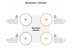 Business advisor ppt powerpoint presentation pictures topics cpb