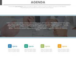 Business agenda chart for company powerpoint slides