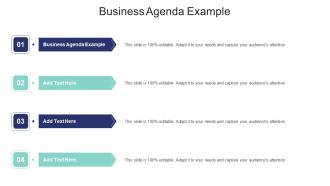 Business Agenda Example In Powerpoint And Google Slides Cpb