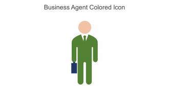 Business Agent Colored Icon In Powerpoint Pptx Png And Editable Eps Format