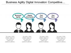 Business agility digital innovation competitive advantage operational excellence
