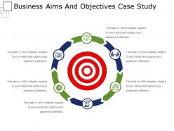 Business aims and objectives case study powerpoint layout