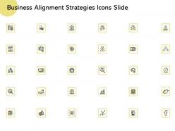 Business alignment strategies icons slide technology c263 ppt powerpoint presentation layouts summary