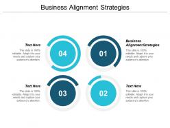 Business alignment strategies ppt powerpoint presentation portfolio graphics tutorials cpb