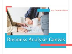 Business Analysis Canvas Powerpoint Presentation Slides
