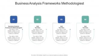 Business Analysis Frameworks Methodologiest In Powerpoint And Google Slides Cpb
