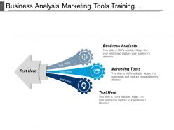 Business analysis marketing tools training development business development cpb