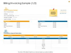 Business analysis methodology billing invoicing sample billing ppt summary designs