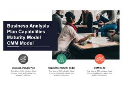 Business analysis plan capabilities maturity model cmm model cpb