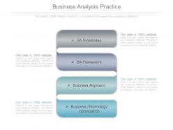 Business Analysis Practice Ppt Powerpoint Ideas