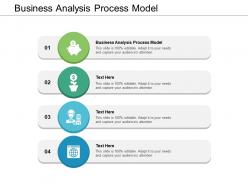 Business analysis process model ppt powerpoint presentation gridlines cpb