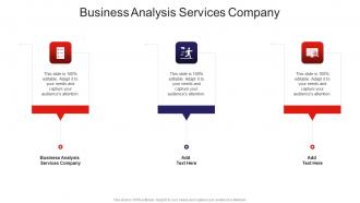 Business Analysis Services Company In Powerpoint And Google Slides Cpb