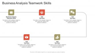 Business Analysis Teamwork Skills In Powerpoint And Google Slides Cpb
