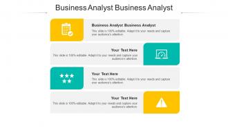 Business analyst business analyst ppt powerpoint presentation file good cpb