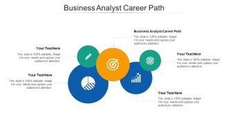 Business analyst career path ppt powerpoint presentation model file formats cpb