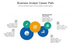 Business analyst career path ppt powerpoint presentation summary outline cpb