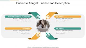 Business Analyst Finance Job Description In Powerpoint And Google Slides Cpb