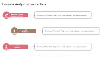 Business Analyst Insurance Jobs In Powerpoint And Google Slides Cpb