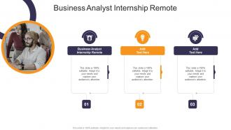 Business Analyst Internship Remote In Powerpoint And Google Slides Cpb