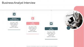 Business Analyst Interview In Powerpoint And Google Slides Cpb