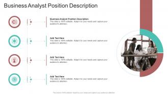 Business Analyst Position Description In Powerpoint And Google Slides Cpb