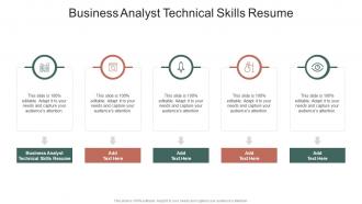 Business Analyst Technical Skills Resume In Powerpoint And Google Slides Cpb