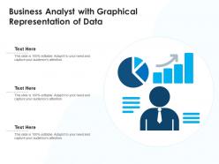 Business Analyst With Graphical Representation Of Data