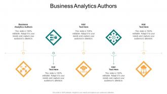 Business Analytics Authors In Powerpoint And Google Slides Cpb