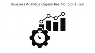 Business Analytics Capabilities Monotone Icon In Powerpoint Pptx Png And Editable Eps Format