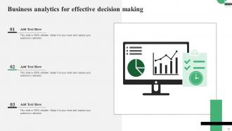 Business Analytics For Decision Making Powerpoint Ppt Template Bundles Multipurpose Idea