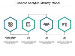 Business analytics maturity model ppt powerpoint presentation summary information cpb