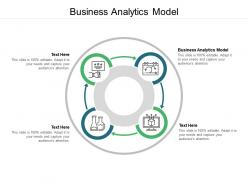 Business analytics model ppt powerpoint presentation ideas brochure cpb