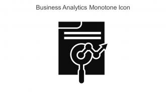 Business Analytics Monotone Icon In Powerpoint Pptx Png And Editable Eps Format