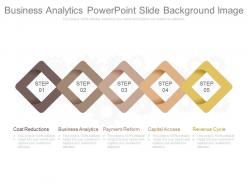 Business analytics powerpoint slide background image