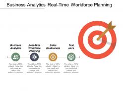Business analytics real time workforce planning sales enablement cpb
