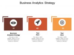 Business analytics strategy ppt powerpoint presentation model example cpb