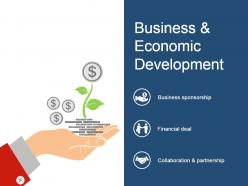 Business And Economic Development Presentation Powerpoint Example