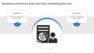 Business And Finance Share Services Marketing Plan Icon