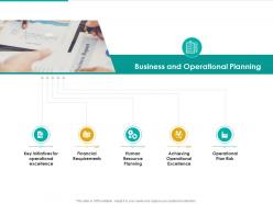 Business and operational planning resource planning ppt model infographic template