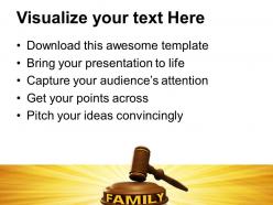 Business and strategy powerpoint templates family law editable ppt themes