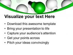 Business and strategy powerpoint templates standout bulb leadership ppt themes