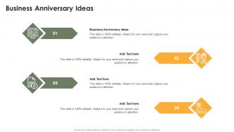 Business Anniversary Ideas In Powerpoint And Google Slides Cpb