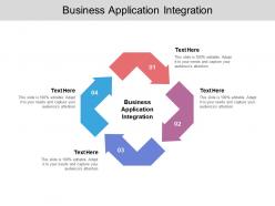 Business application integration ppt powerpoint presentation pictures templates cpb