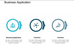 Business application ppt powerpoint presentation infographics topics cpb